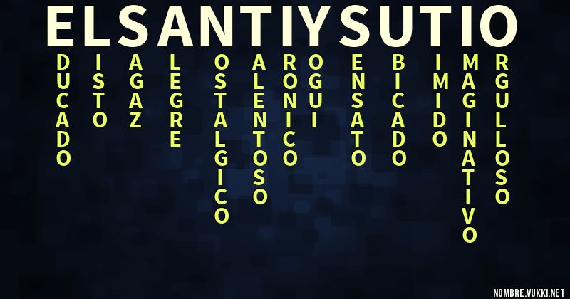 Acróstico el santi y su tío