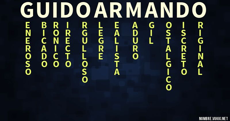 Acróstico guido armando