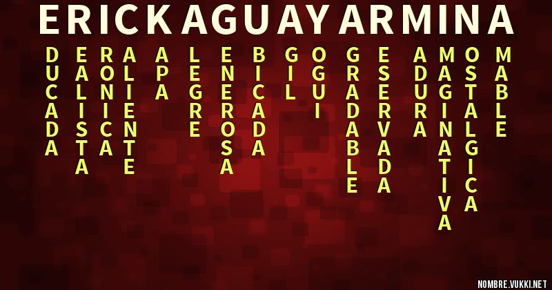 Acróstico ericka guayarmina
