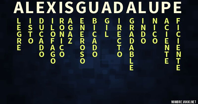 Acróstico alexis guadalupe