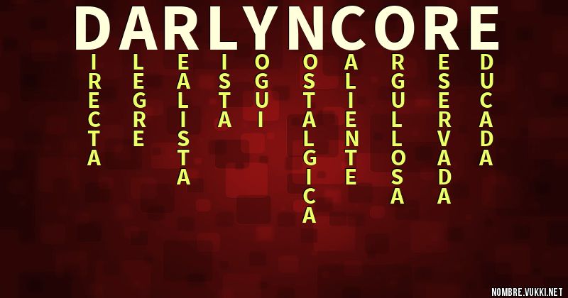 Acróstico darlyn core