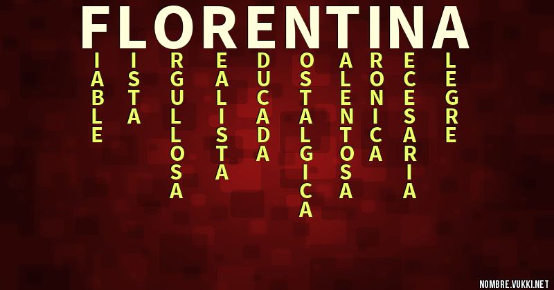 Acróstico florentina