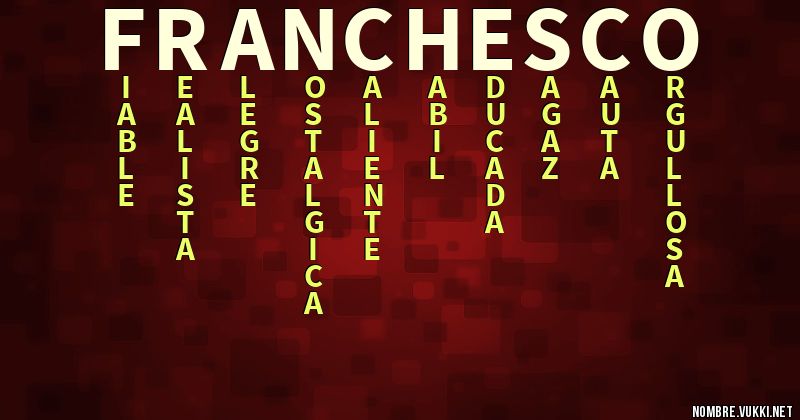 Acróstico franchesco