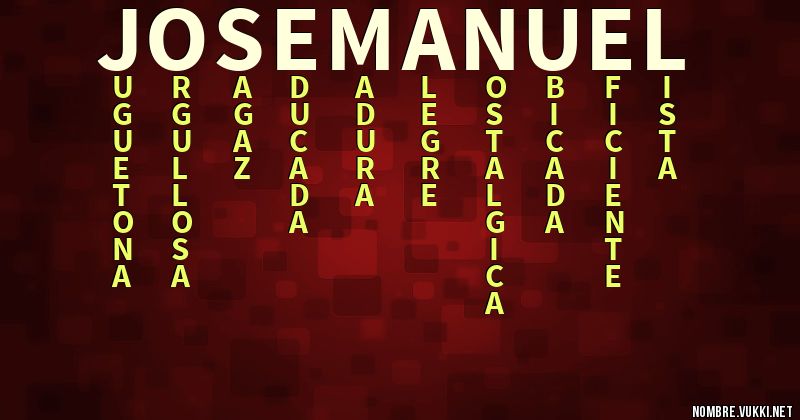 Acróstico josé manuel