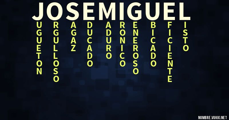 Acróstico josé miguel