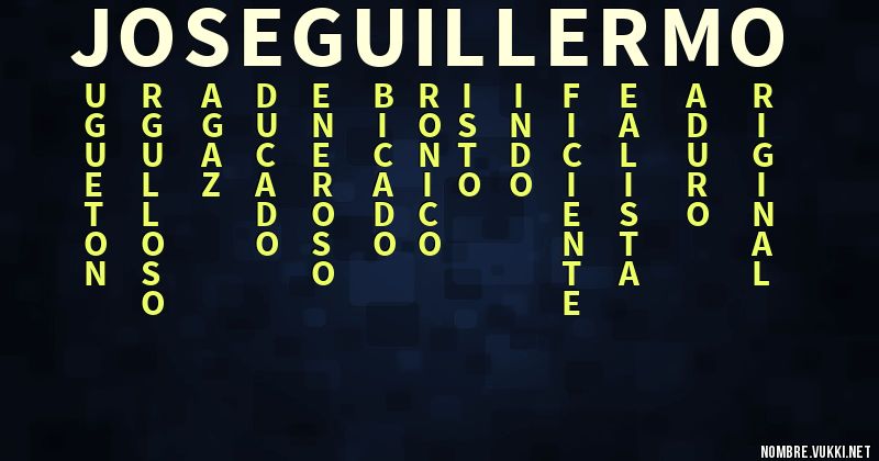 Acróstico jose guillermo