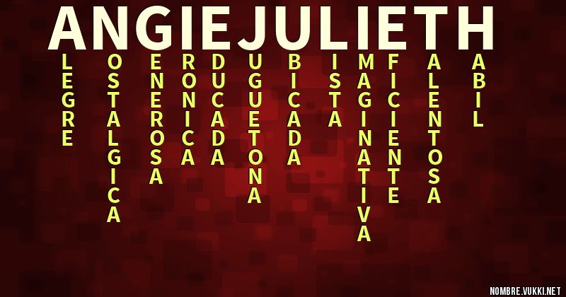 Acróstico angie julieth