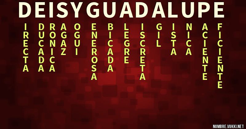 Acróstico deisy guadalupe
