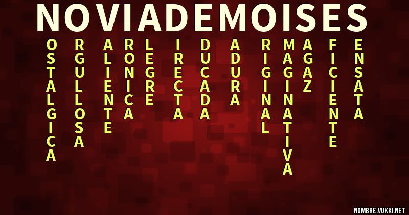 Qué significa novia de moises