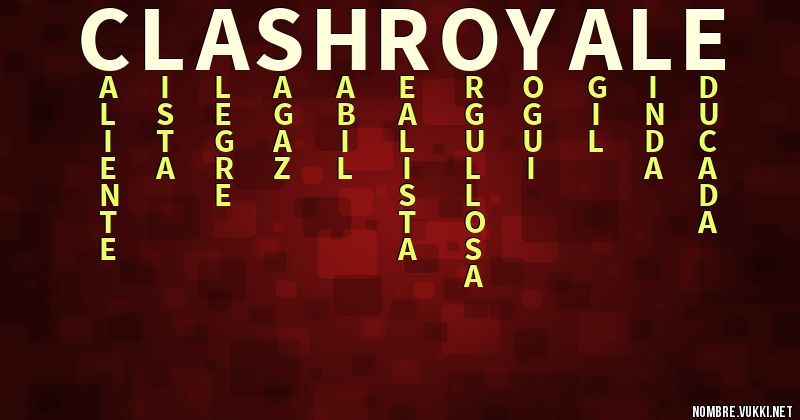 Acróstico clash royale