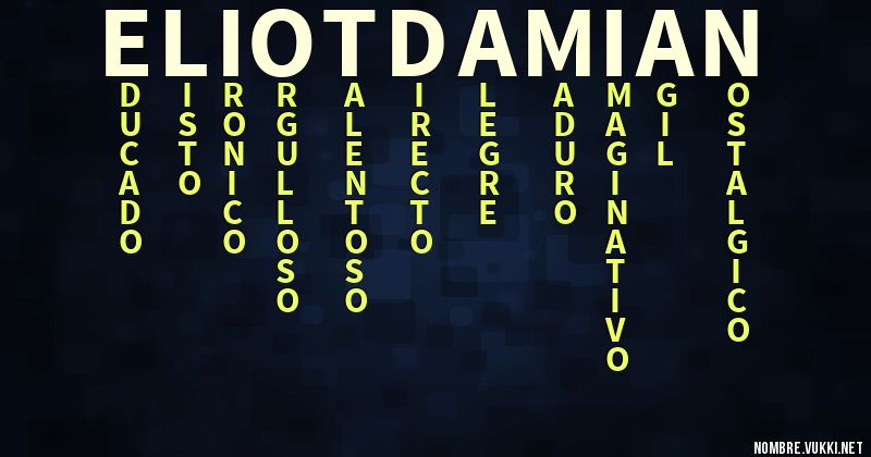 Acróstico eliot damian