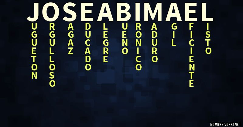 Acróstico josé abimael