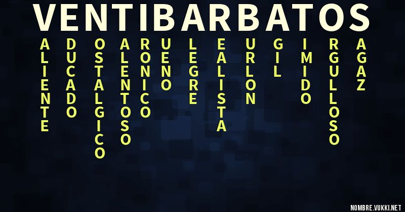 Acróstico venti barbatos
