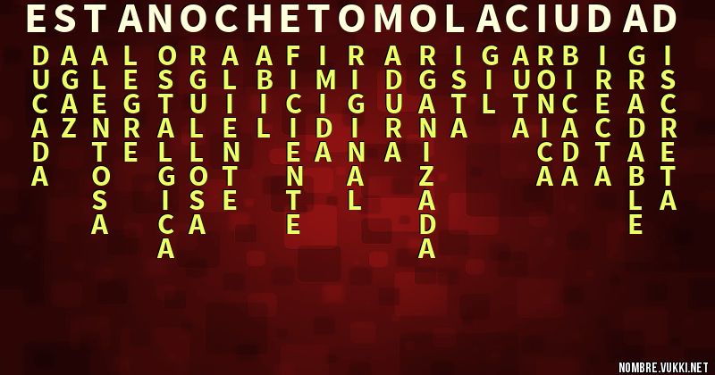 Acróstico estanochetomolaciudad