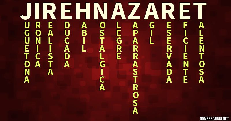 Acróstico jireh  nazaret