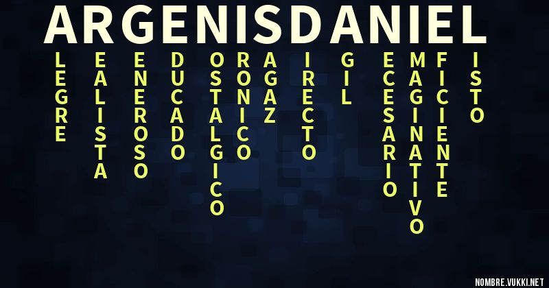 Acróstico argenis daniel