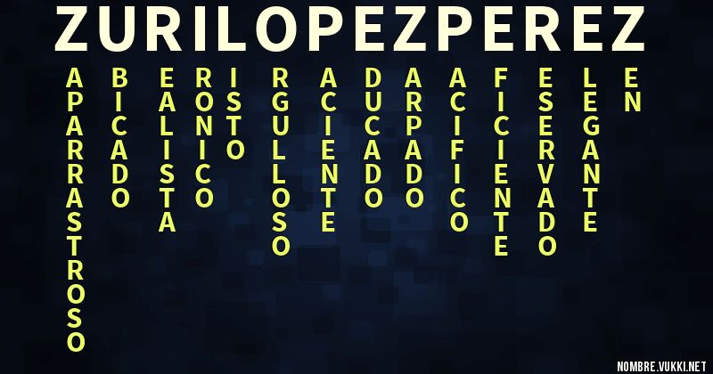 Acróstico zuri lópez perez
