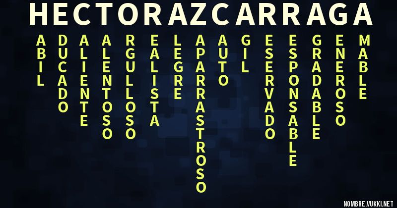Acróstico hector azcarraga