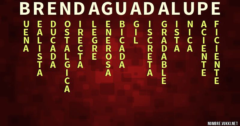 Acróstico brenda guadalupe