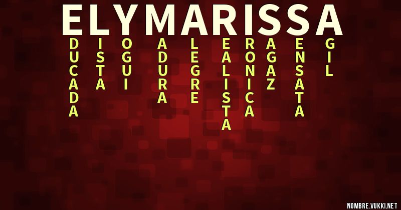 Acróstico ely marissa