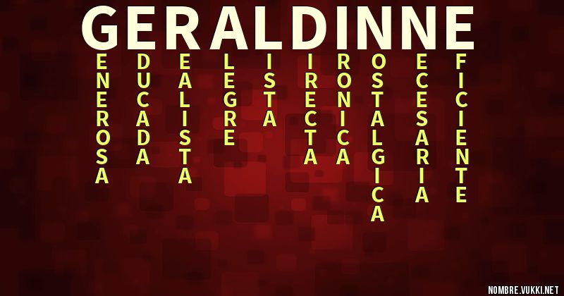 Acróstico geraldinne