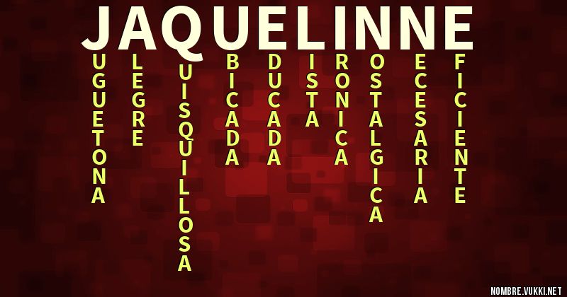 Acróstico jaquelinne