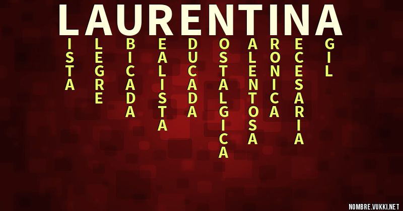 Acróstico laurentina