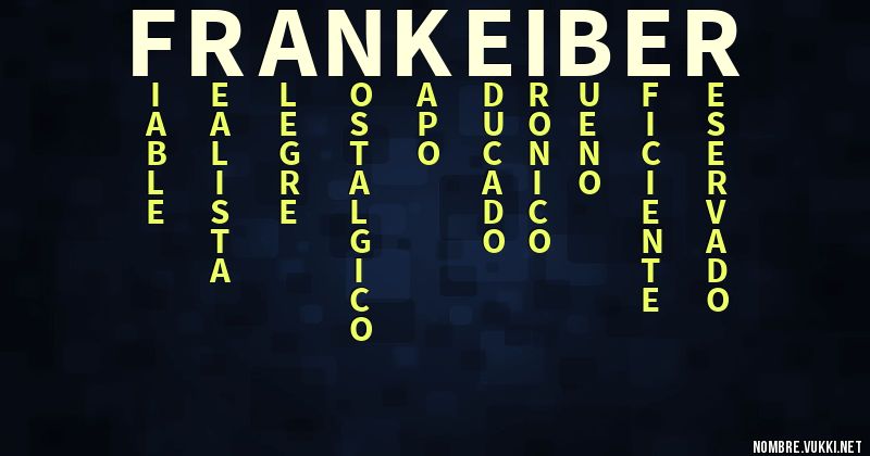 Acróstico frankeiber