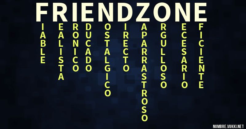 Acróstico friendzone