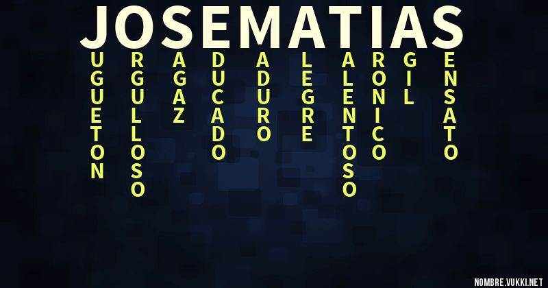Acróstico jose matias