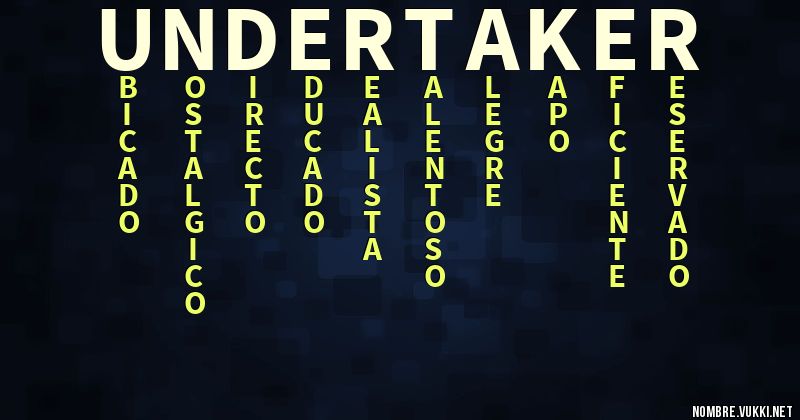 Acróstico undertaker