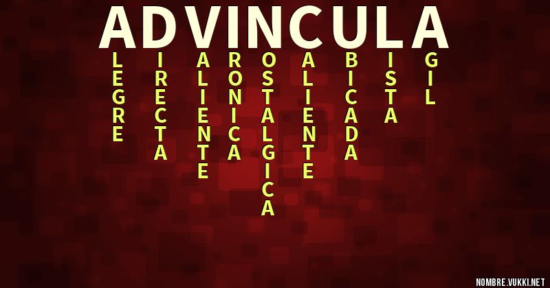 Acróstico advincula