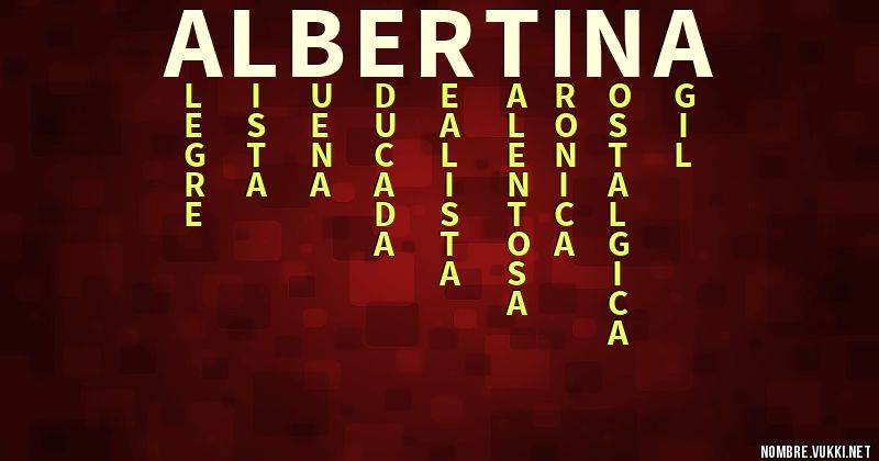 Acróstico albertina