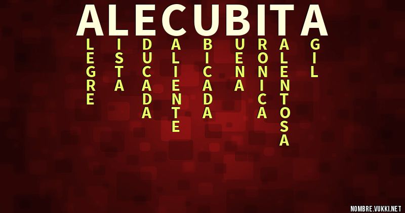 Acróstico alecubita