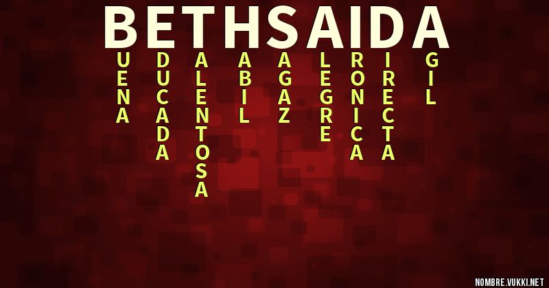 Acróstico bethsaida