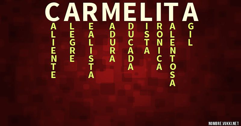 Acróstico carmelita