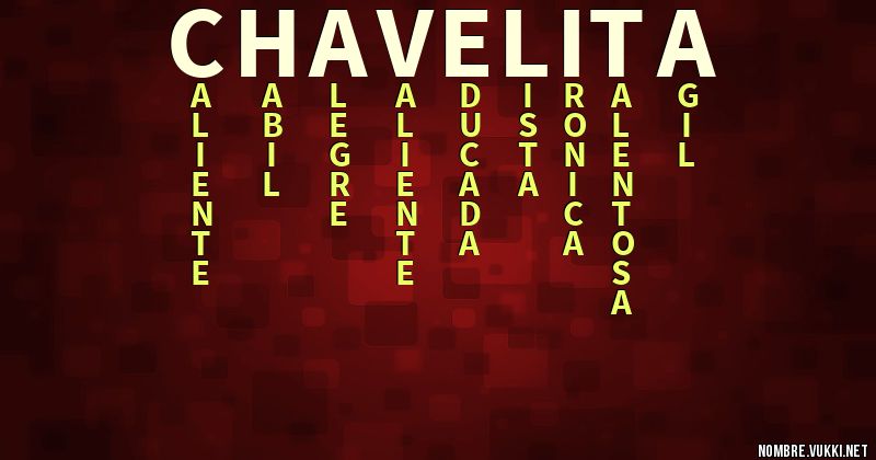 Acróstico chavelita