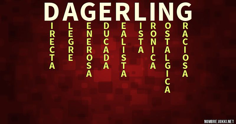 Acróstico dagerling
