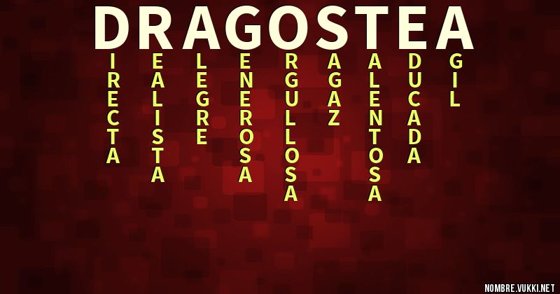 Acróstico dragostea