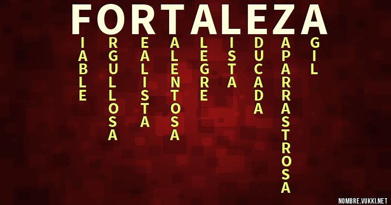 Acróstico fortaleza