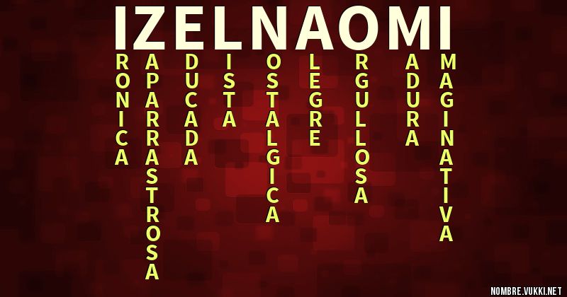 Acróstico izel naomi