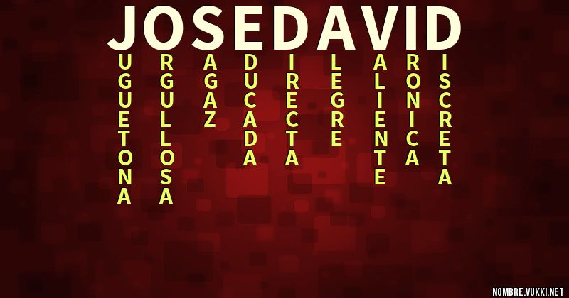 Acróstico jose david