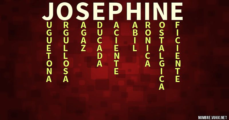 Acróstico josephine: