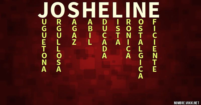 Acróstico josheline