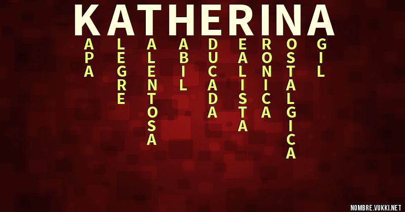 Acróstico katherina