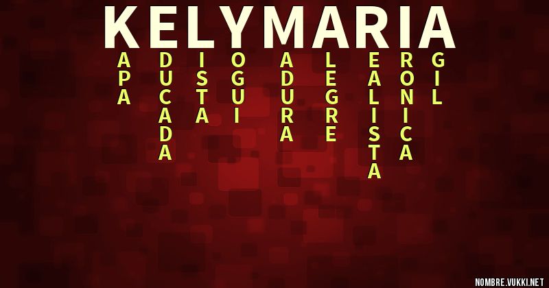 Acróstico kely maria