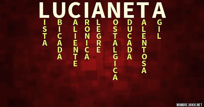 Acróstico lucianeta