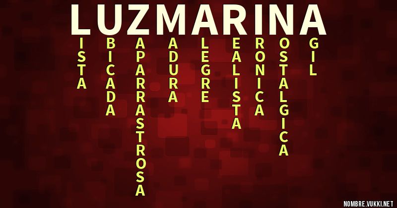 Acróstico luzmarina