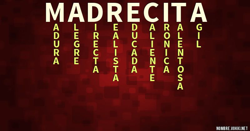 Acróstico madrecita