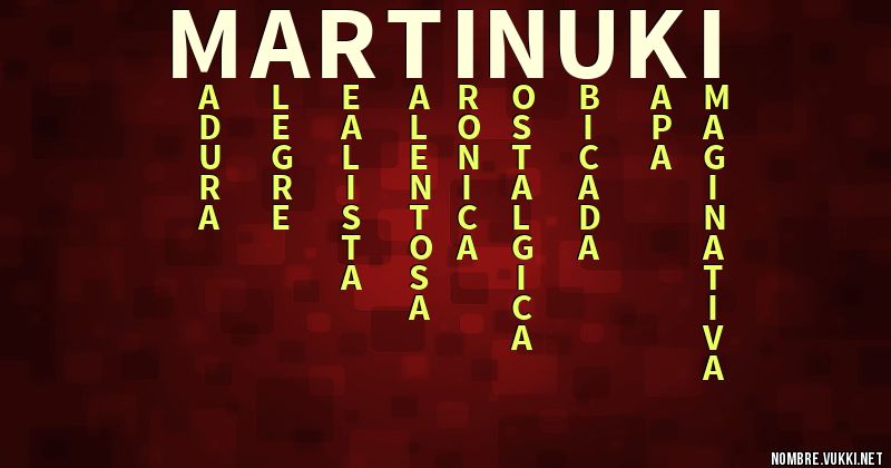 Acróstico martinuki